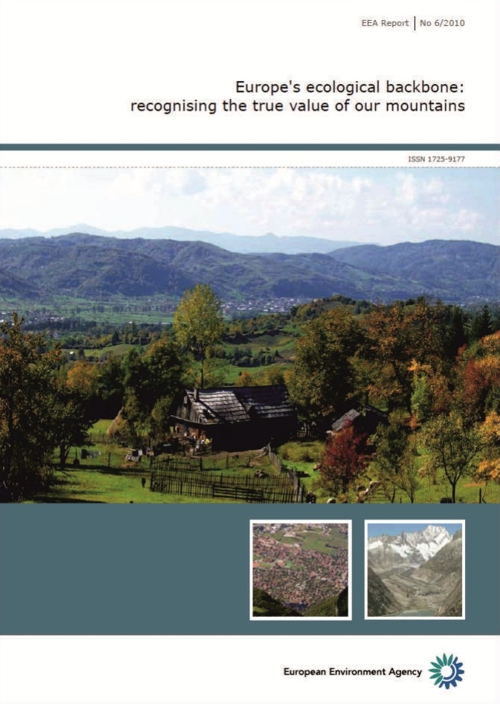 Cover of Europe's ecological backbone: recognising the true value of mountains