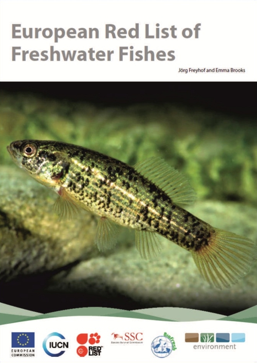 Cover of European Red List of Freshwater Fishes